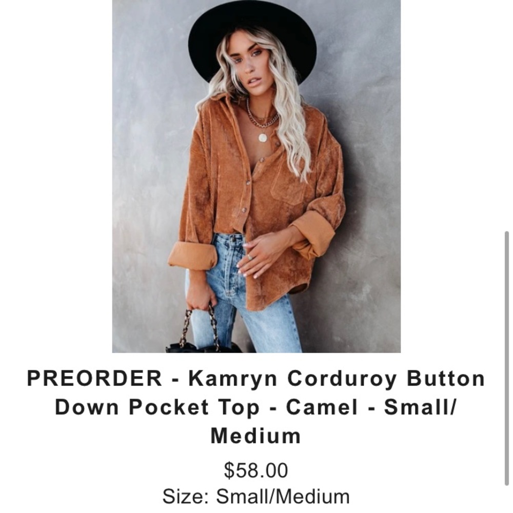 Wishlist Apparel Corduroy Button Down